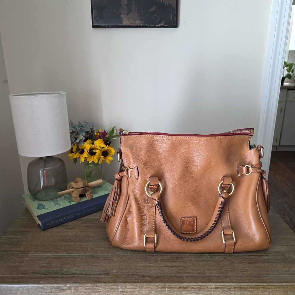 Dooney & Burke Florence Satchel Tan